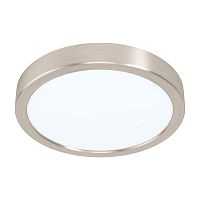 Светильник накладной LED Fueva 5 99219 Eglo белый 1 лампа, основание матовое никель в стиле современный круглый