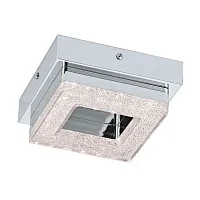 Светильник потолочный LED FRADELO 95655 Eglo хром прозрачный серый 1 лампа, основание серое хром в стиле модерн минимализм 