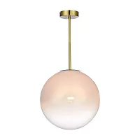 Светильник потолочный Cassius SL1190.212.01 ST-Luce белый 1 лампа, основание золотое в стиле современный шар