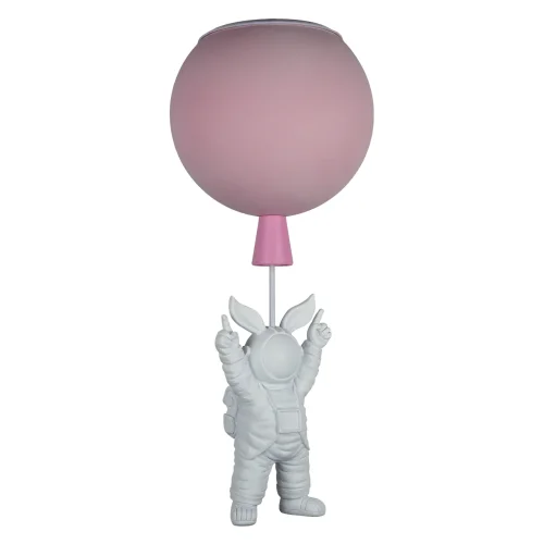 Светильник потолочный Cosmo 10044/200 Pink LOFT IT розовый 1 лампа, основание белое в стиле современный космонавт фото 3