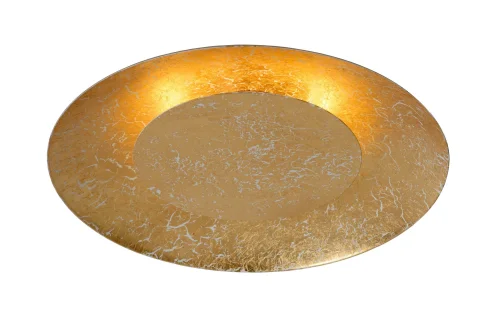 Светильник потолочный LED FOSKAL 79177/12/01 Lucide золотой 1 лампа, основание золотое в стиле современный 