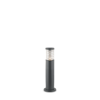 Парковый светильник TRONCO PT1 H40 ANTRACITE Ideal Lux уличный IP54 серый чёрный 1 лампа, плафон чёрный серый в стиле современный E27