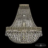 Бра 19012B/H1/35IV GB Bohemia Ivele Crystal прозрачный 4 лампы, основание золотое в стиле классический sp