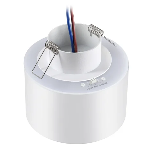 Светильник точечный LED с переключателем цветовой температуры Giro 358961 Novotech белый 1 лампа, основание белое в стиле современный хай-тек  фото 3