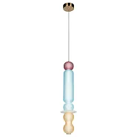 Светильник подвесной LED Lollipop 10239P/E LOFT IT разноцветный 1 лампа, основание разноцветное в стиле мемфис 