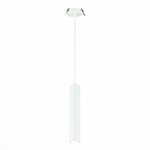 Светильник подвесной встраиваемый St151 ST151.508.01 ST-Luce белый 1 лампа, основание белое в стиле современный хай-тек трубочки