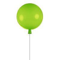 Светильник потолочный Balloon 5055C/L green LOFT IT зелёный 1 лампа, основание зелёное в стиле для детской шар
