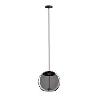 Светильник подвесной LED Knot 8134-B mini LOFT IT чёрный 1 лампа, основание чёрное в стиле модерн 