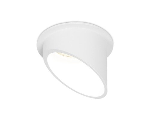 Светильник точечный TN205 Ambrella light белый 1 лампа, основание белое в стиле современный 