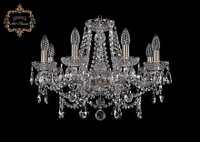 Люстра подвесная хрустальная 11.25.8.200.Br.Sp Богемиа Арт Классик прозрачная на 8 ламп, основание бронзовое в стиле классический Люстра подвесная хрустальная 11.25.8.200.Br.Sp Богемиа Арт Классик прозрачная на 8 ламп, основание бронзовое в стиле классический