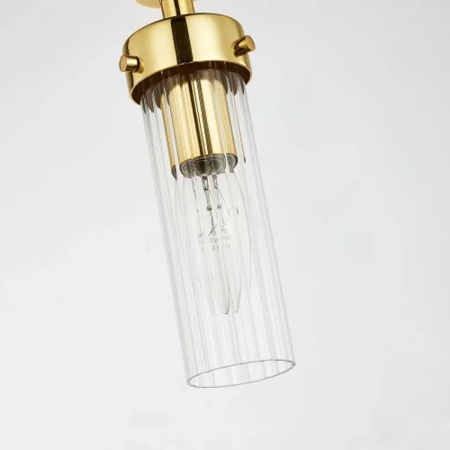 Светильник подвесной Aesthetic 2820-1P Favourite прозрачный 1 лампа, основание золотое в стиле классический  фото 4