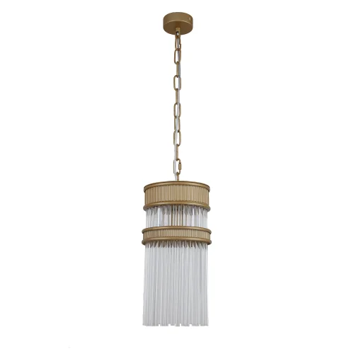 Светильник подвесной Turris 4200-1P Favourite прозрачный 1 лампа, основание матовое золото в стиле классический  фото 2