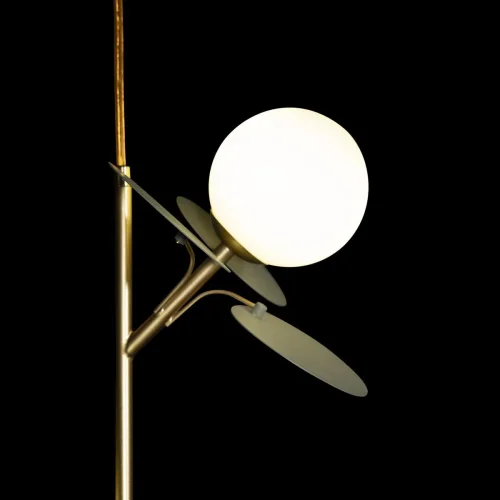 Светильник подвесной Matisse 10008/2P Grey LOFT IT белый 2 лампы, основание золотое в стиле современный шар фото 7