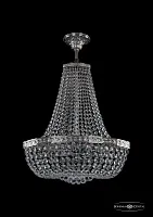 Люстра потолочная хрустальная 19283/H2/45IV Ni Bohemia Ivele Crystal прозрачная на 6 ламп, основание никель в стиле классика sp