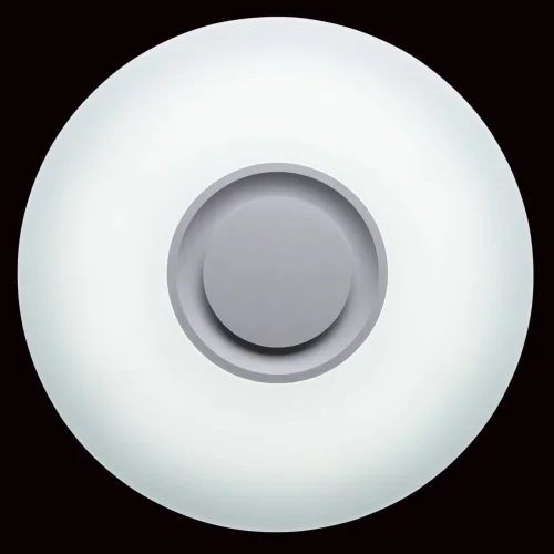 Светильник потолочный LED Норден 660012201 MW-Light белый 1 лампа, основание хром в стиле современный хай-тек  фото 2
