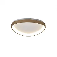 Люстра потолочная LED с пультом Niseko 8631 Mantra золотая на 1 лампа, основание золотое в стиле современный хай-тек с пультом