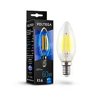 Лампа светодиодная Crystal 7020 Voltega VG10-C1E14cold6W-F  E14 6вт