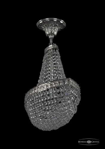 Люстра потолочная хрустальная 19323/H1/45IV Ni Bohemia Ivele Crystal прозрачная на 6 ламп, основание никель в стиле классический sp фото 2