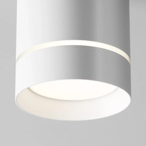 Светильник накладной LED Orlo C085CL-9W4K-W Maytoni белый 1 лампа, основание белое в стиле современный хай-тек круглый фото 3