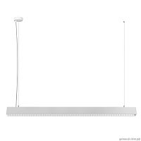 Светильник подвесной LED Vim 10318/D White LOFT IT белый 1 лампа, основание белое в стиле модерн хай-тек линейный