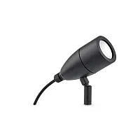 Прожектор уличный INSIDE PR NERO Ideal Lux уличный IP54 чёрный 1 лампа, плафон чёрный в стиле современный G9
