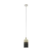 Светильник подвесной Azbarren 39751 Eglo бежевый серый 1 лампа, основание бежевое в стиле кантри современный 