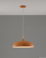 Светильник подвесной Hygo V10654-1P Moderli оранжевый 1 лампа, основание оранжевое в стиле современный скандинавский лофт 