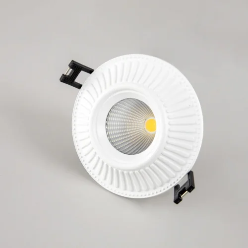 Светильник точечный LED Дзета CLD042NW0 Citilux белый 1 лампа, основание белое в стиле классический современный  фото 3