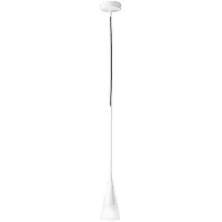 Светильник подвесной 804110 Lightstar белый 1 лампа, основание белое в стиле арт-деко 