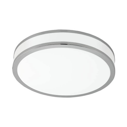 Светильник потолочный LED PALERMO 2 95684 Eglo хром серый белый 1 лампа, основание белое в стиле минимализм модерн 