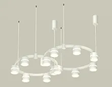 Светильник подвесной XR92081001 Ambrella light белый 13 ламп, основание белое в стиле хай-тек современный 
