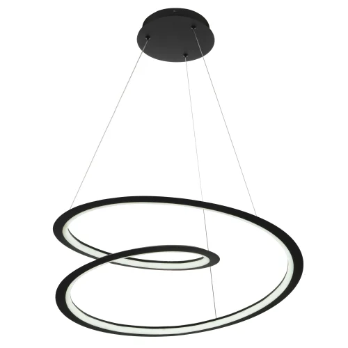 Люстра подвесная LED Siero MR1132-PL MyFar без плафона на 1 лампа, основание чёрное в стиле современный хай-тек  фото 2