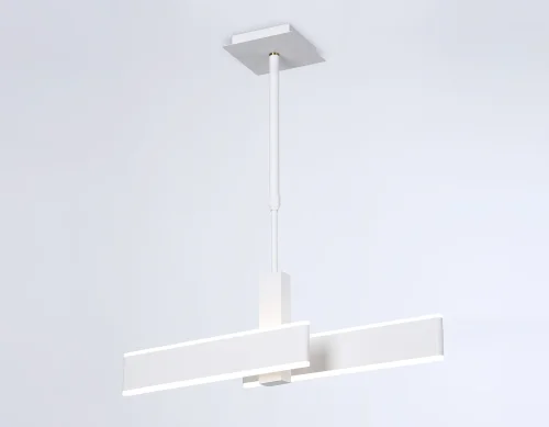 Светильник подвесной LED FA6666 Ambrella light белый 1 лампа, основание белое в стиле современный хай-тек  фото 5