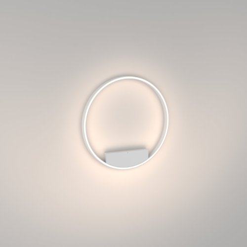 Светильник потолочный LED Rim MOD058CL-L35WK Maytoni белый 1 лампа, основание белое в стиле современный хай-тек минимализм кольца фото 5