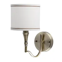 Бра Конрад 667021201 MW-Light белый 1 лампа, основание бронзовое в стиле классический 