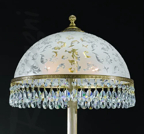 Торшер напольный  PN 6300/2 Reccagni Angelo  белый 2 лампы, основание золотое в стиле классический
 фото 2