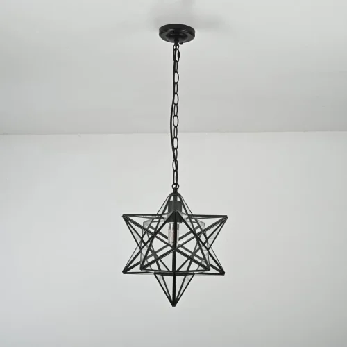 Светильник подвесной Star 189644-26 ImperiumLoft серый 1 лампа, основание чёрное в стиле современный  фото 9