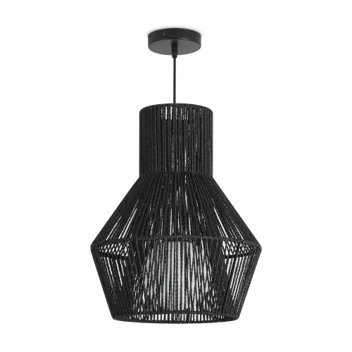 Светильник подвесной Cottage FR5405PL-01B Freya чёрный 1 лампа, основание чёрное в стиле современный кантри арт-деко  фото 2