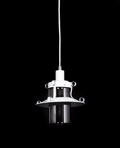 Светильник подвесной Capri LDP 11327-1 WT Lumina Deco белый 1 лампа, основание белое в стиле современный лофт  фото 3