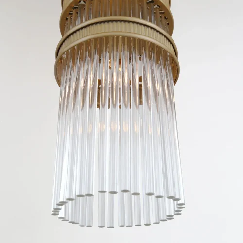 Светильник подвесной Turris 4200-1P Favourite прозрачный 1 лампа, основание матовое золото в стиле классический  фото 7