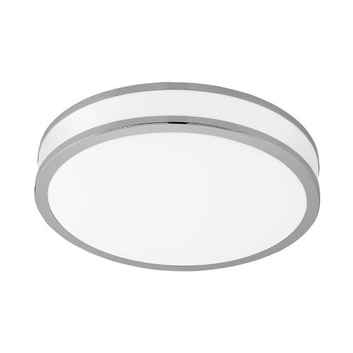 Светильник потолочный LED PALERMO 2 95682 Eglo хром серый белый 1 лампа, основание белое в стиле минимализм модерн 