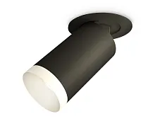 Светильник точечный XM6323200 Ambrella light белый 1 лампа, основание чёрное в стиле хай-тек 