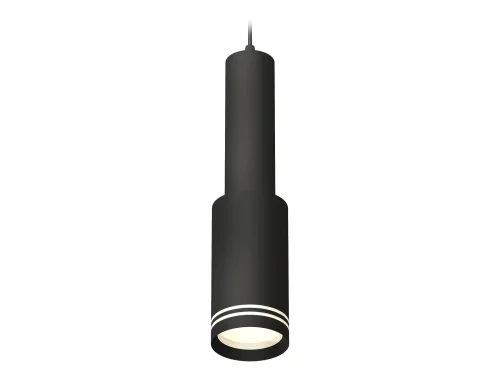 Светильник подвесной XP8162001 Ambrella light белый 1 лампа, основание чёрное в стиле хай-тек 