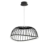 Светильник подвесной LED Celeste 6684 Mantra чёрный 1 лампа, основание чёрное в стиле современный хай-тек 
