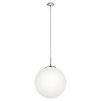 Светильник подвесной RONDO 85263 Eglo белый 1 лампа, основание никель серое в стиле модерн 