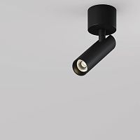 Спот с 1 лампой LED Focus T C141CL-L125-6W3K-B Maytoni чёрный LED в стиле современный хай-тек трубочки