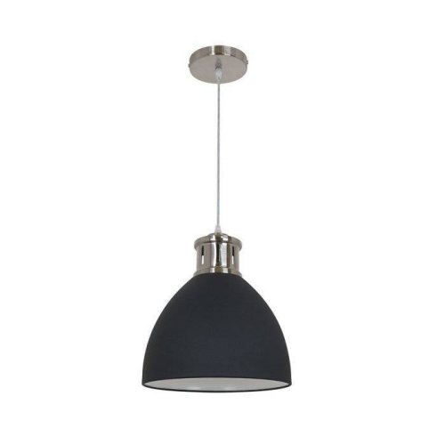 Светильник подвесной лофт VIOLA 3321/1 Odeon Light никель чёрный 1 лампа, основание никель в стиле лофт 