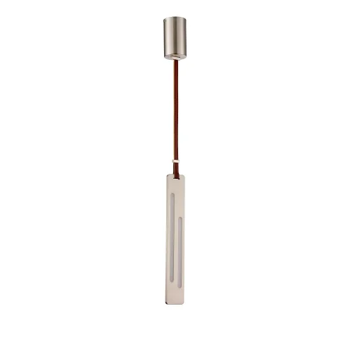 Светильник подвесной LED Odit 4218-1P Favourite никель 1 лампа, основание никель в стиле современный  фото 2
