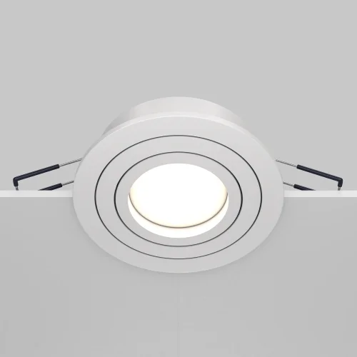 Светильник точечный Atom DL023-2-01W Maytoni белый 1 лампа, основание белое в стиле современный  фото 6