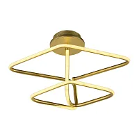 Светильник потолочный LED Angelo L 1.2.35.08 G Arti Lampadari золотой 1 лампа, основание золотое в стиле современный квадраты